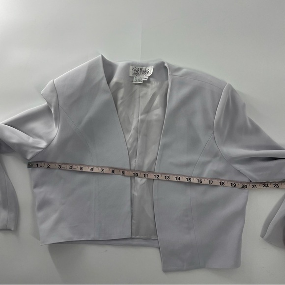 Bob Mackie Light Grey 3- piece Mother of Bride/ Groom dress with Jacket Size 10 - Picture 8 of 15